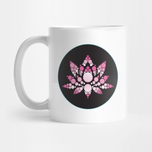 Pink Lotus Flower Abstract Mug